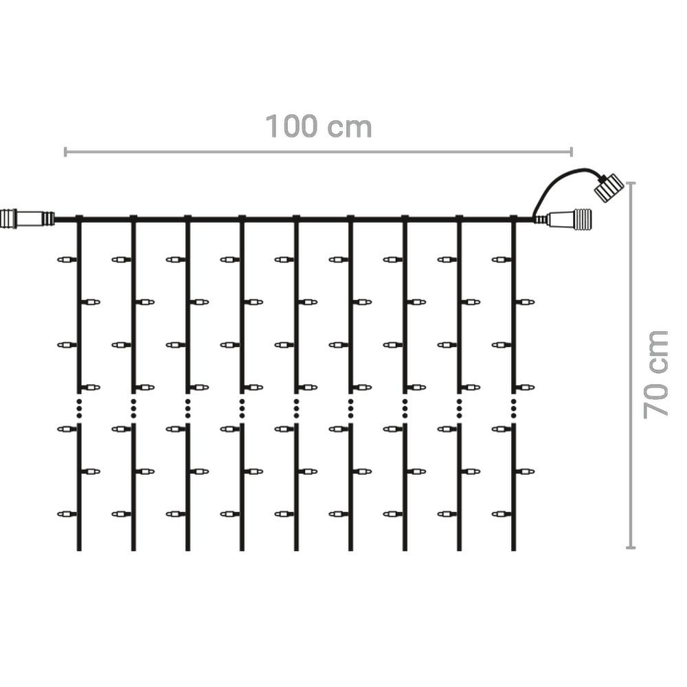 PRO Curtain 70 1 x 0,7 DUAL 31V
