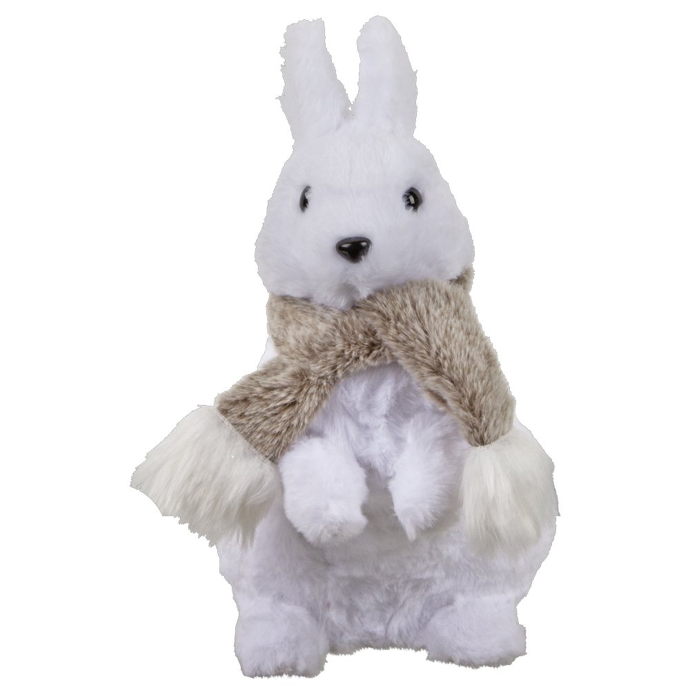 Schneehase mit Schal 32 cm