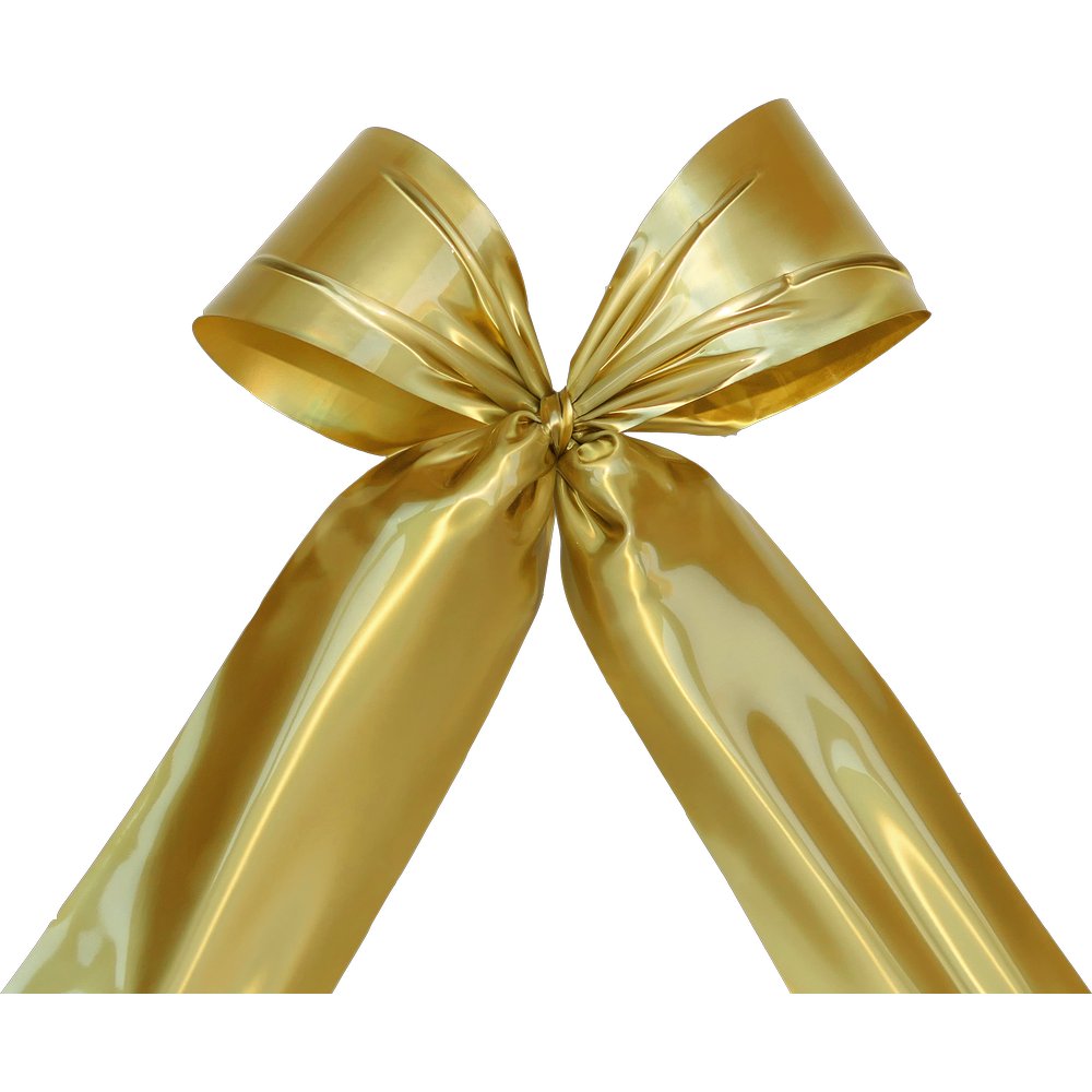 Schleife Gigant gold metallic, B70 x H45 cm