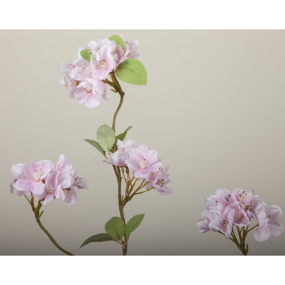 Blütenzweig Spring grün/rosa, 80 cm