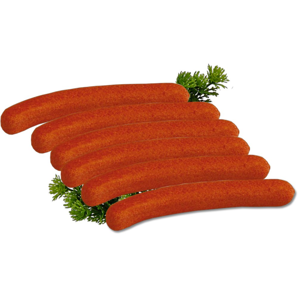 Frankfurter Würstchen 6 Stück, 16,5 x 2,5 cm