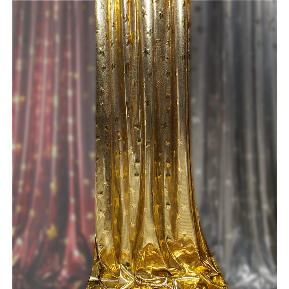 Stoff Galileo gold-gold, 112 cm