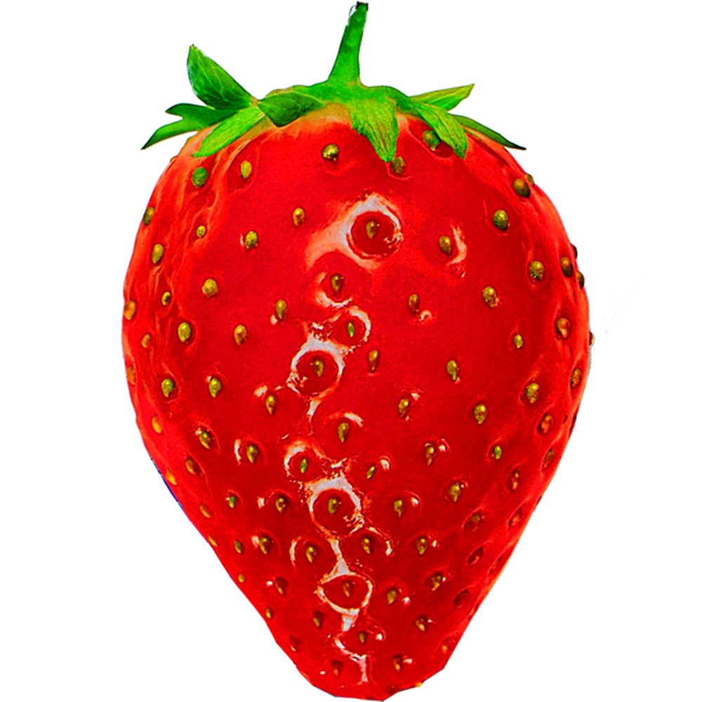 Erdbeere Motiv-Druck rot, 52 x 35 cm