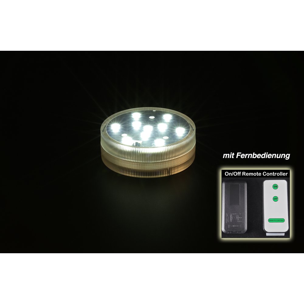 Partylicht ExPad  kalt-weiß ,7 x 2,5cm