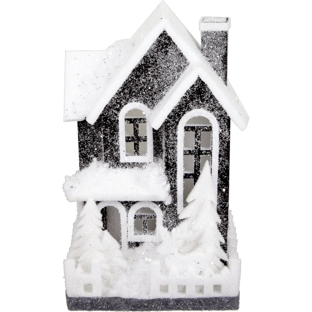 Haus Winterland mit Licht 42cm