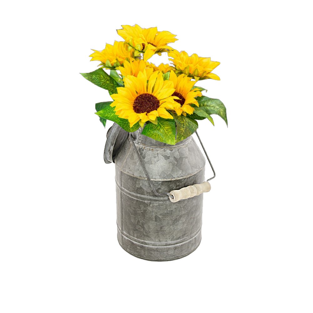 Sonnenblumenbusch x7 gelb 34 cm