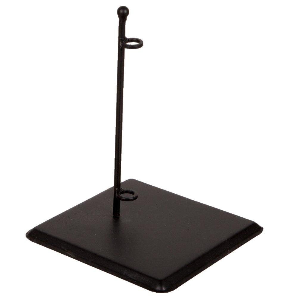 Metallständer Flower für Blumen schwarz, 23 cm