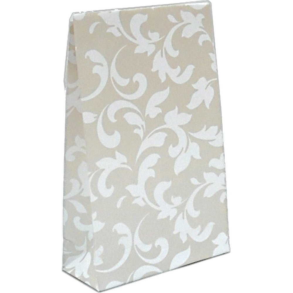 Geschenktasche Luxe Barock weiß, 28 x 42 cm