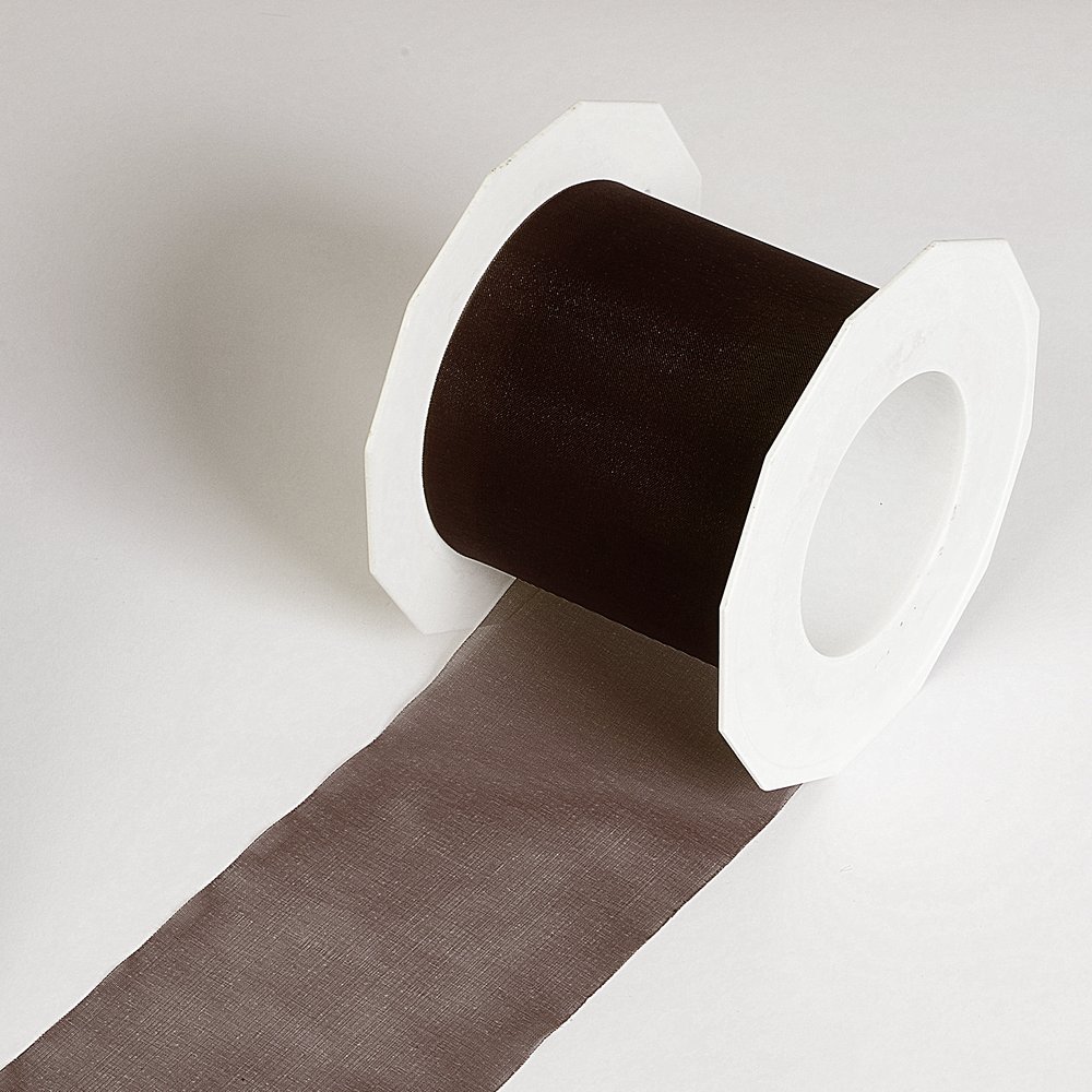 Chiffonband deluxe braun, 72 mm x 25 m