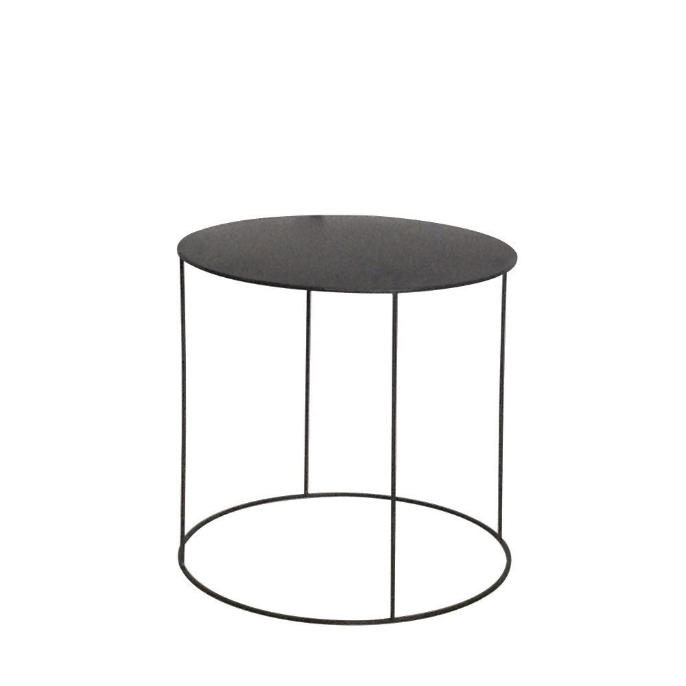 Metalltisch rund schwarz, Ø 30 x 28,5 cm