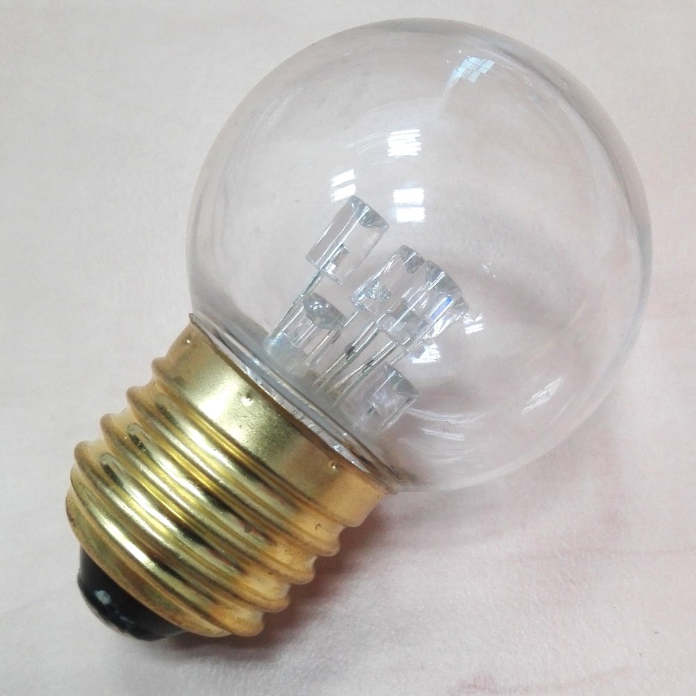 LED-Tropfenlampe klar warmweiss,E 27, 0,4 W