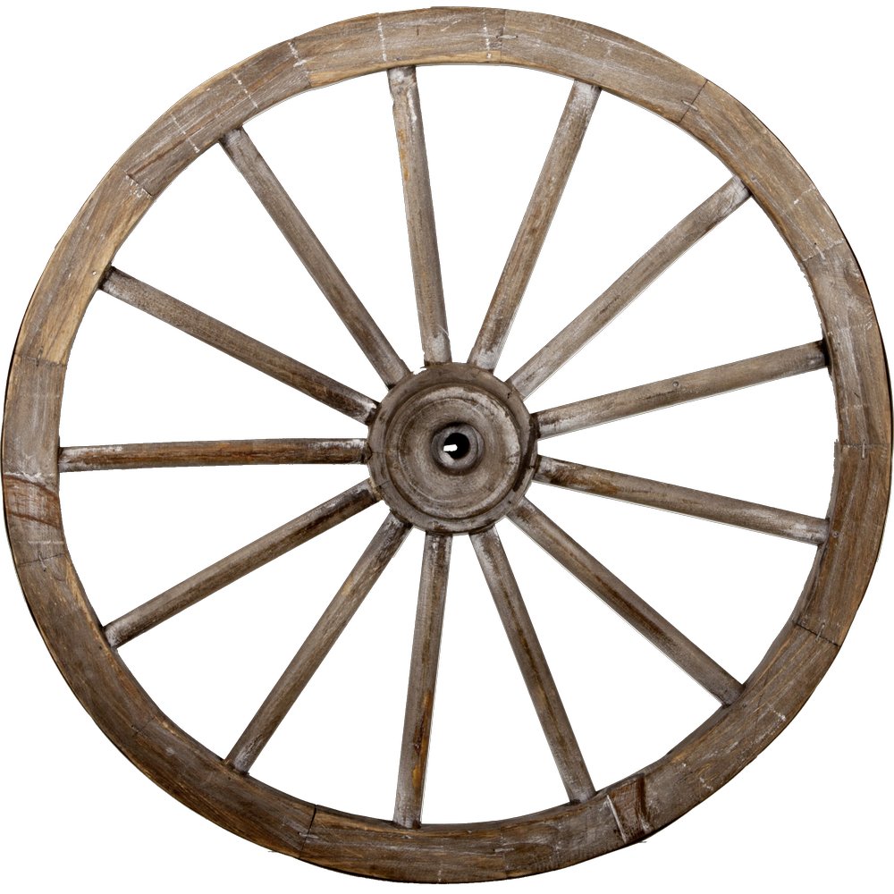 Wagenrad Antik klein, Ø 50 cm