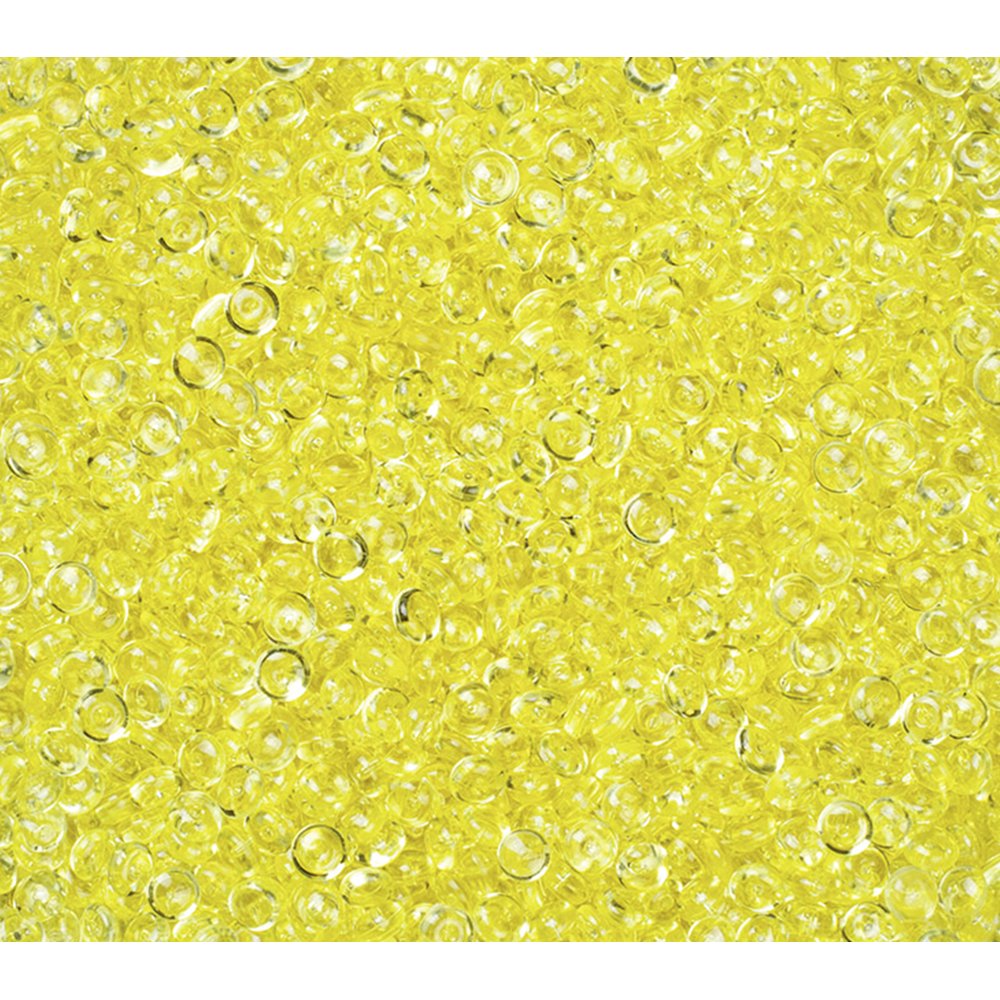 Crystalpearls in 200 ml Dose gelb, Ø 4-6 mm