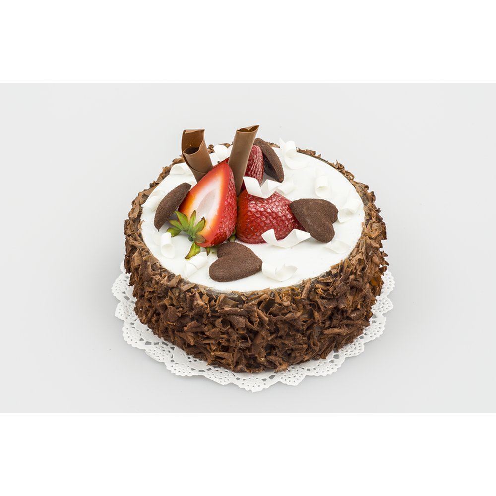 Schokofrüchte Kuchen mit Erdbeeren, Ø 15 cm