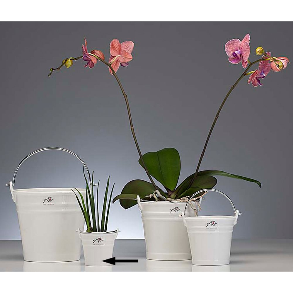 Porzellan Eimer BUCKET weiß, Ø 8 x H 7,5 cm