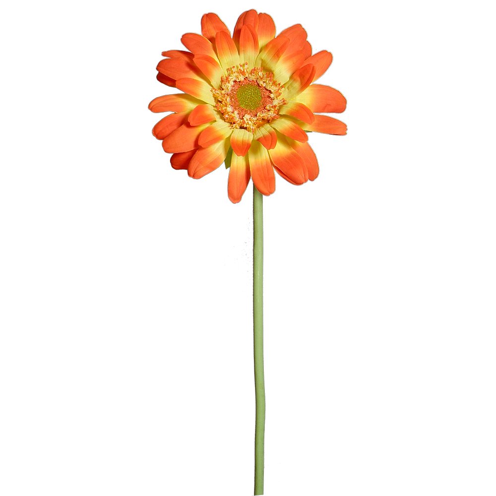 Gerbera Blume XL orange, 100 cm, Ø 40 cm