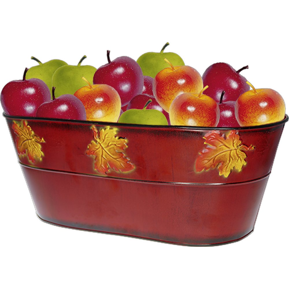 Gemischte Äpfel 18er-Pack grün, gelb und rot, Ø 7,5 cm