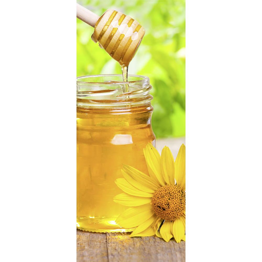 Banner Bienenhonig, 75 x 180 cm