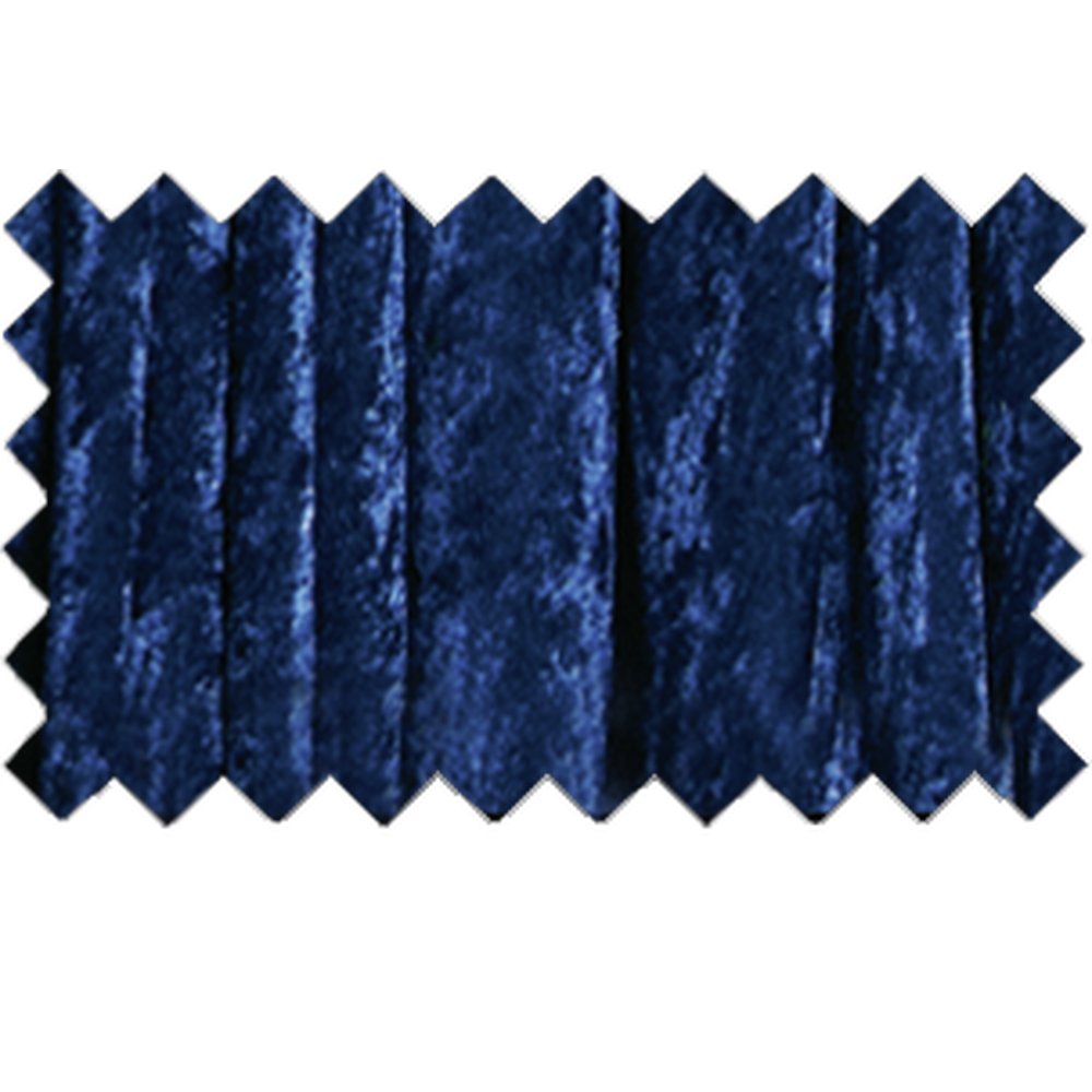Panne Samt Stoff blau, 150 cm breit
