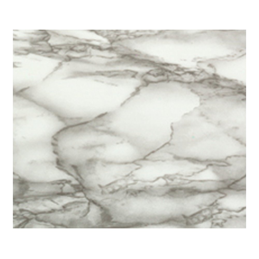 Lackfolie Marmor grau-weiß, 135 cm breit
