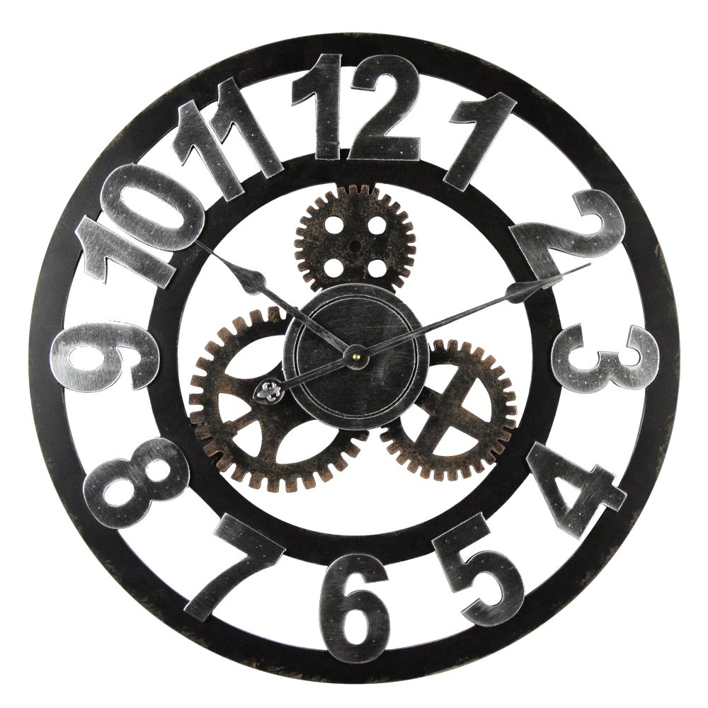 Wanduhr Steampunk, Ø 60 cm