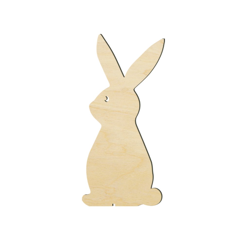 Display 2D Hase stehend, 19 x 40 cm