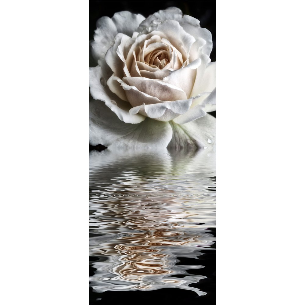 Banner Blüte im Wasser ,75 x 180 cm