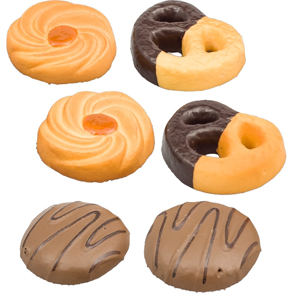Gebäck-Mix 6 Stück, 5 cm
