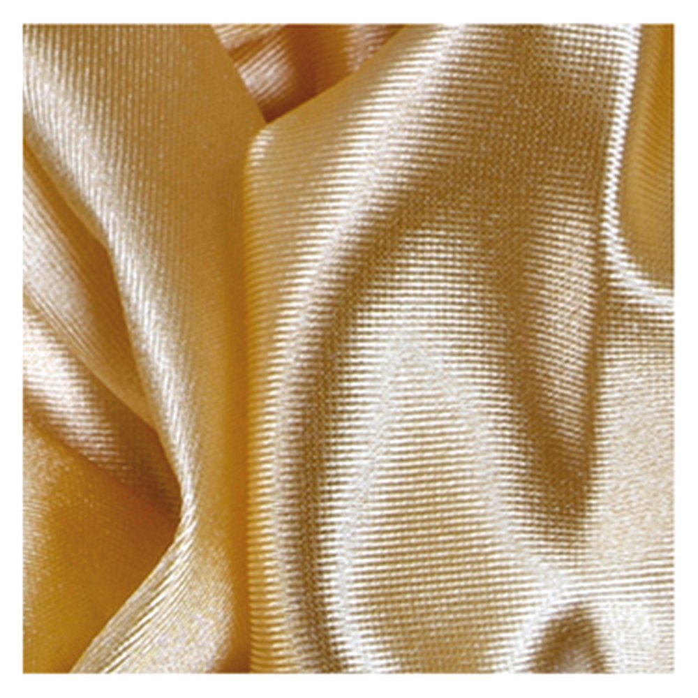 Stoff Trilobe gold-glänzend, 145 cm breit