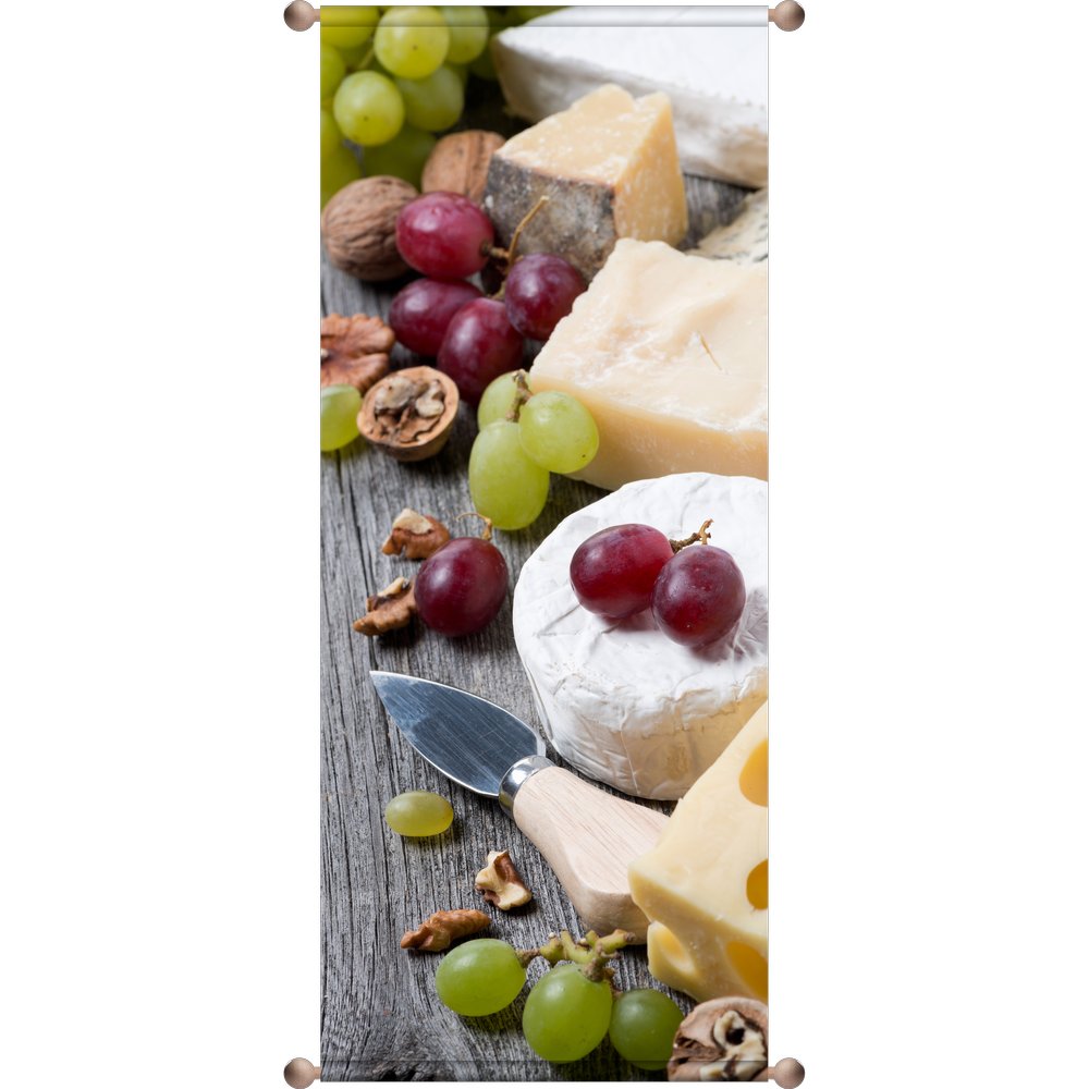 Banner Käse, 75 x 180 cm