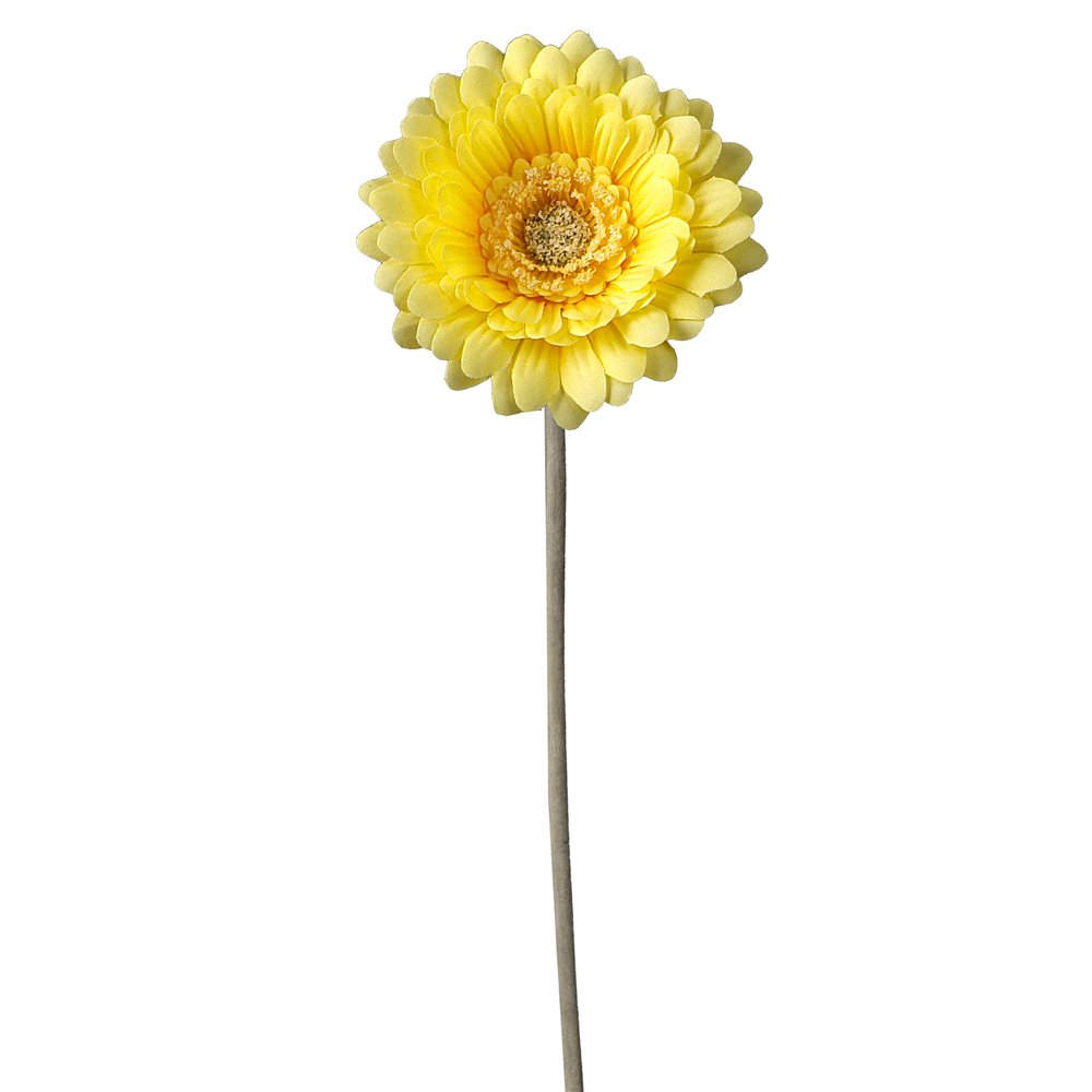 Gerbera gelb, Ø 10 x 54 cm