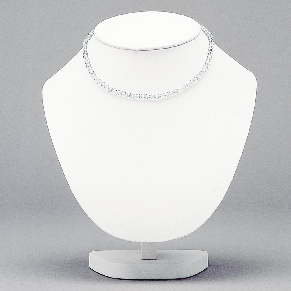 Collierbüste Schmuckpräsenter für Ketten weiß, 17,5 cm