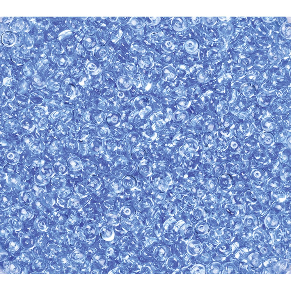 Crystalpearls in 200 ml Dose blau, Ø 4-6 mm