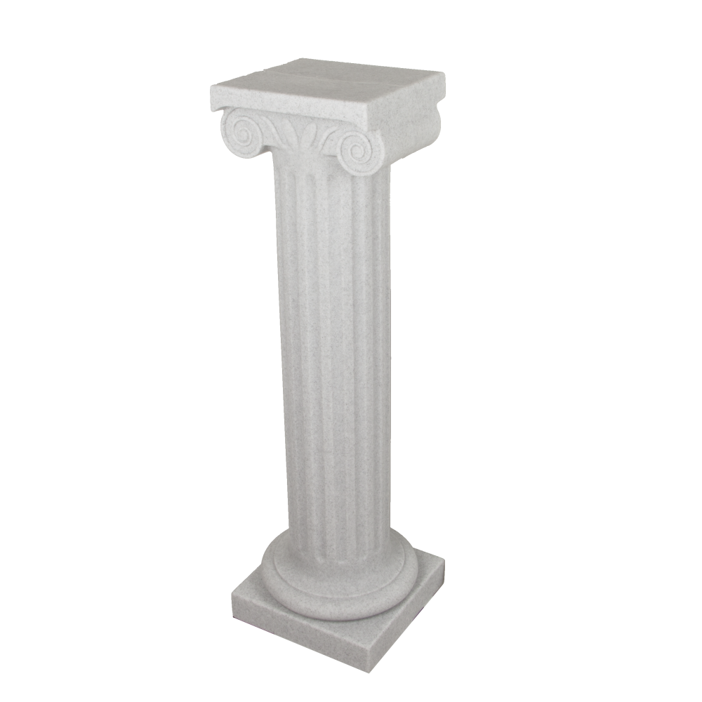 Säule Kunststoff grau Höhe 100 cm