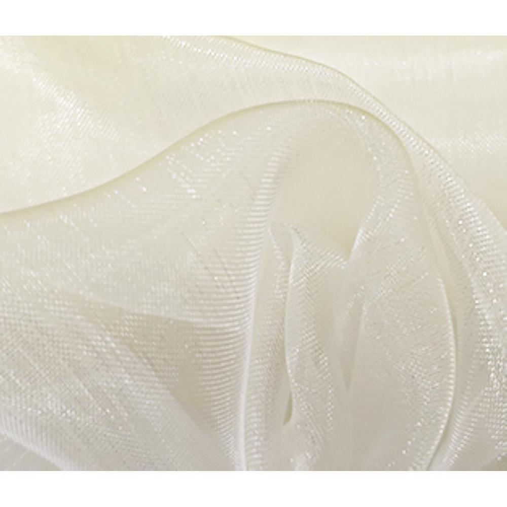 Organza Stoff beige, 145 cm breit