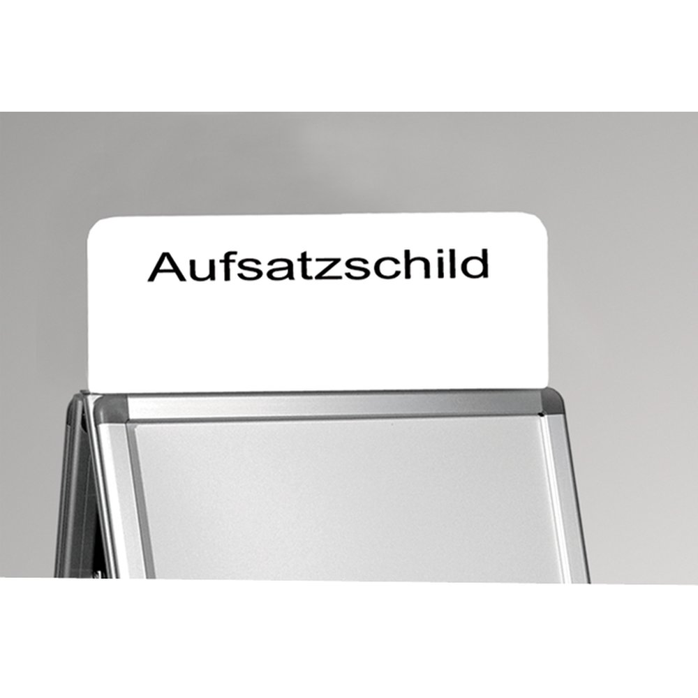 Aufsatzschildhalter für Straßenplakatständer