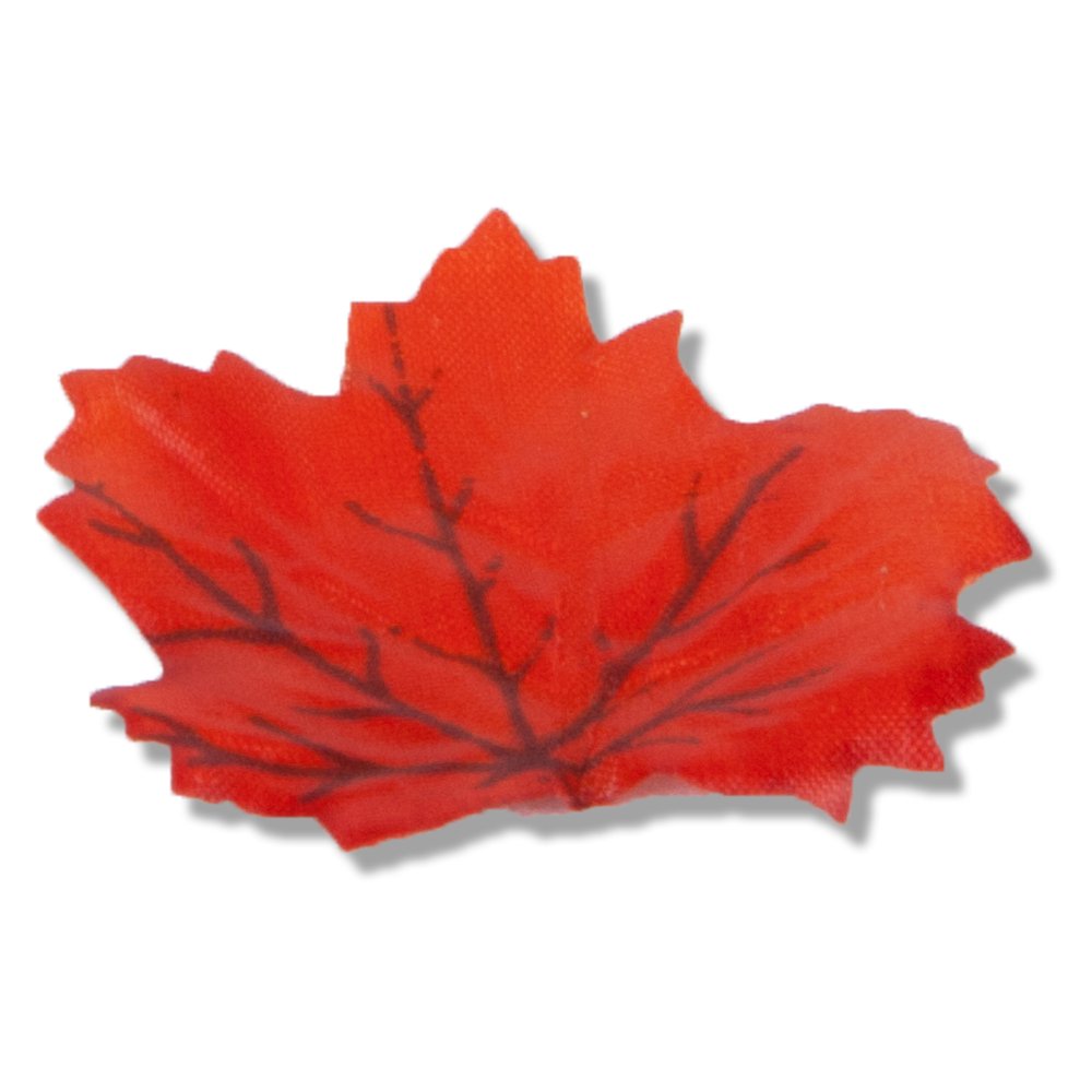 Ahornblätter ohne Stiel herbstbunt, 48 Stück, 5-9 cm