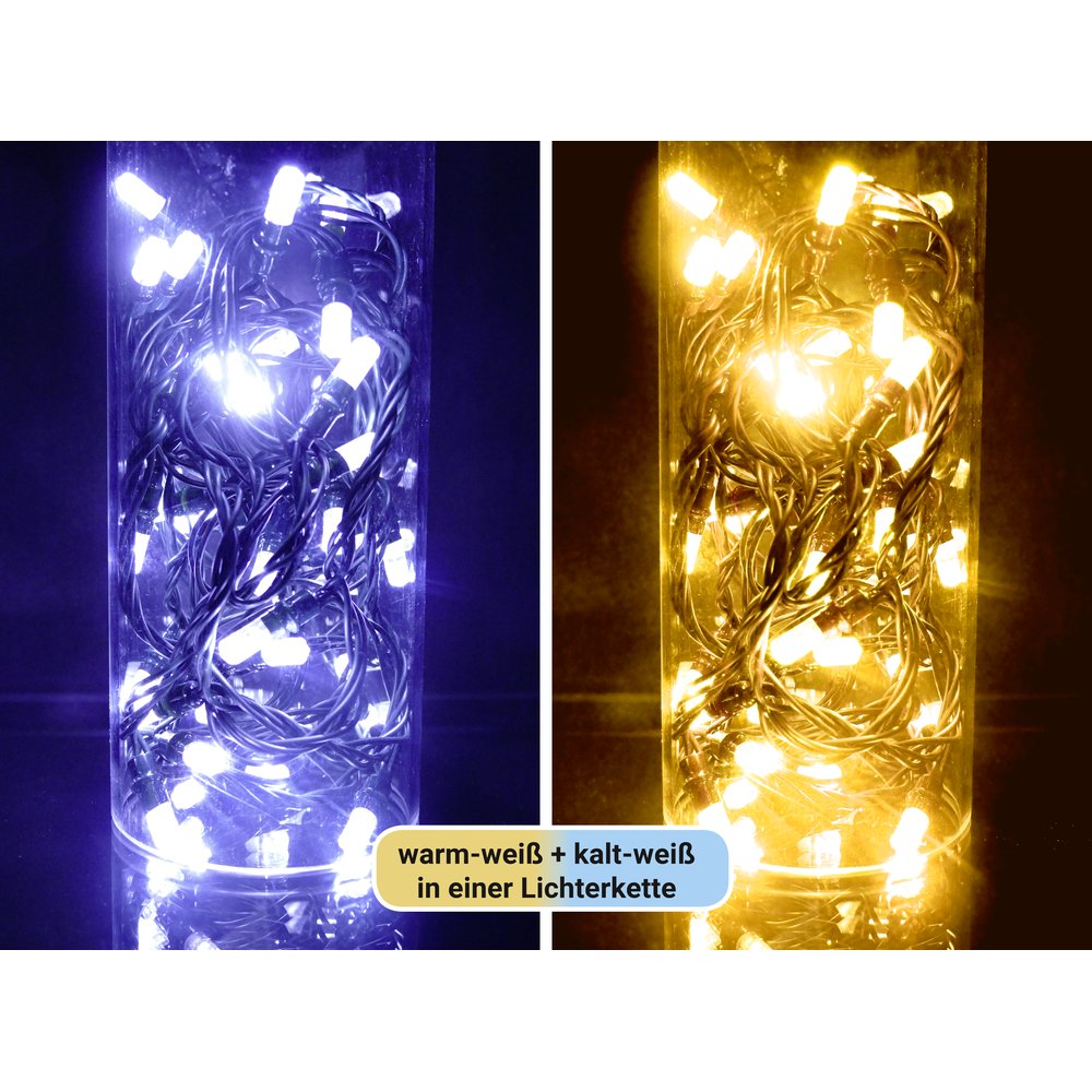PRO String DUAL warm-weiß + kalt-weiß 31V (2 x 6 Meter)