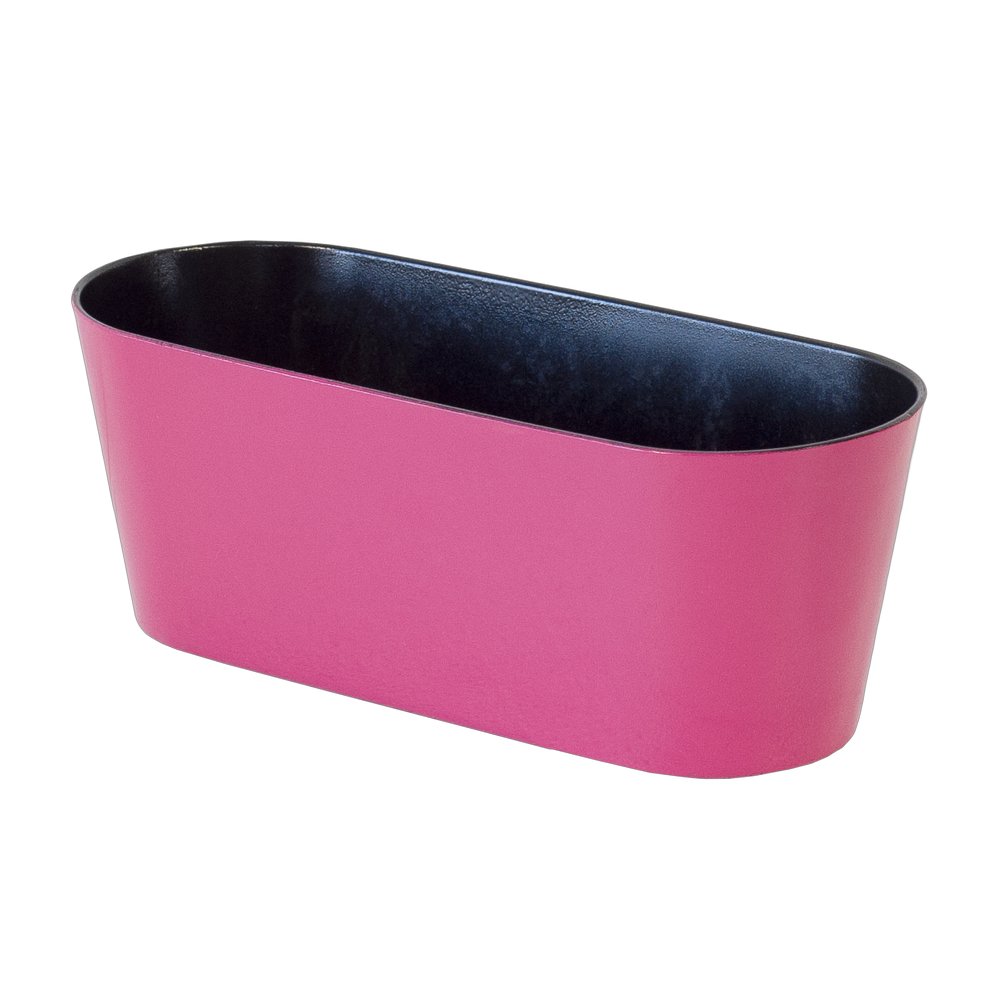 Schale oval Kunststoff pink, 27,5 x 11 x 10,5 cm