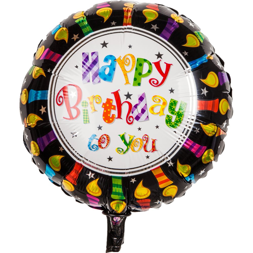 Folienballon Happy Birthday to You, 45 cm