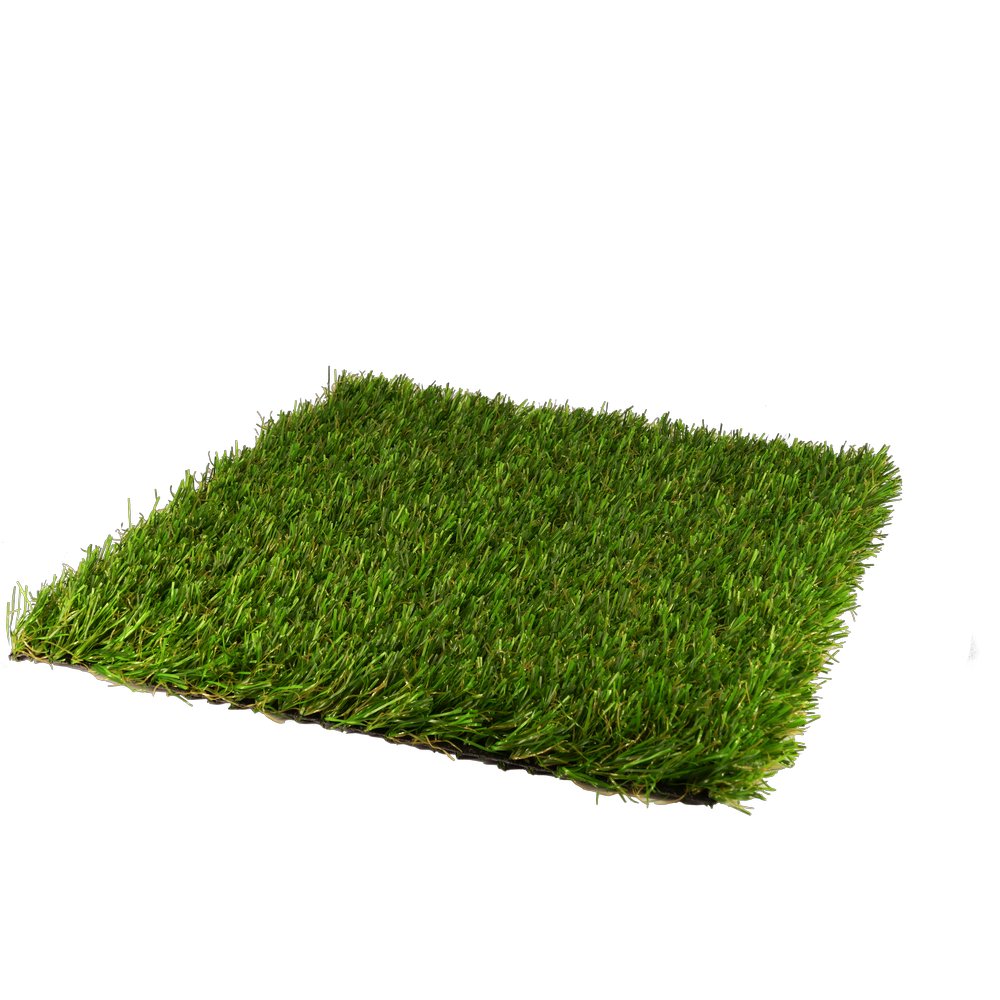 Grasmatte de Luxe Kunstrasen schwer entflammbar, 30 x 30 cm, 3 cm hoch