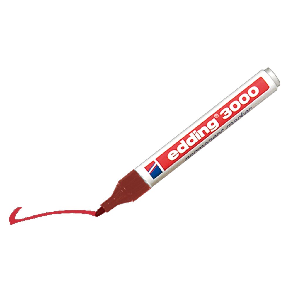 Edding 3000 Permanentmarker rot, 1,5-3 mm Rundspitze