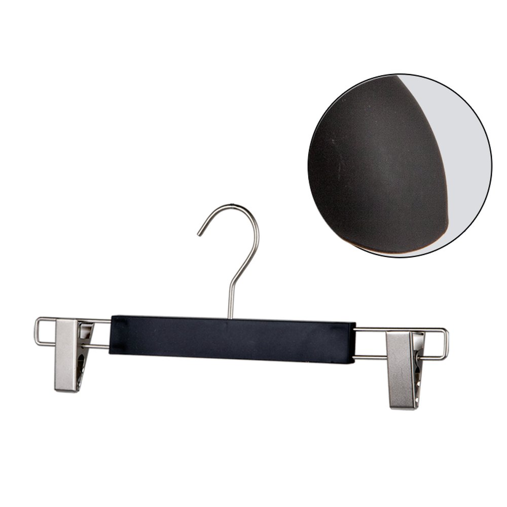 Hosen/Rockbügel Soft Touch schwarz, 36 cm