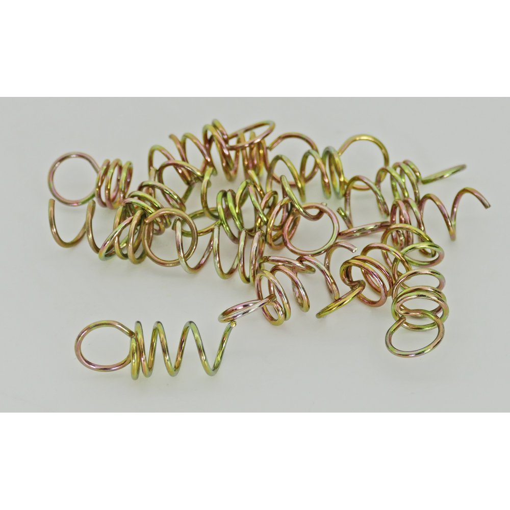 Spiralschraubaufhänger Metall/Messing, 15 Stück 3 cm