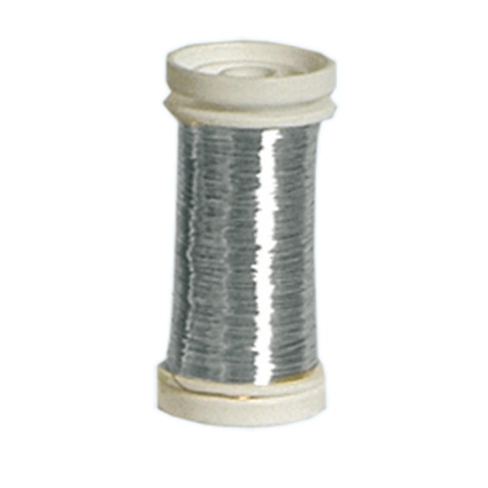 Floristendraht auf Spule silber, Ø 0,3 mm, 100 g