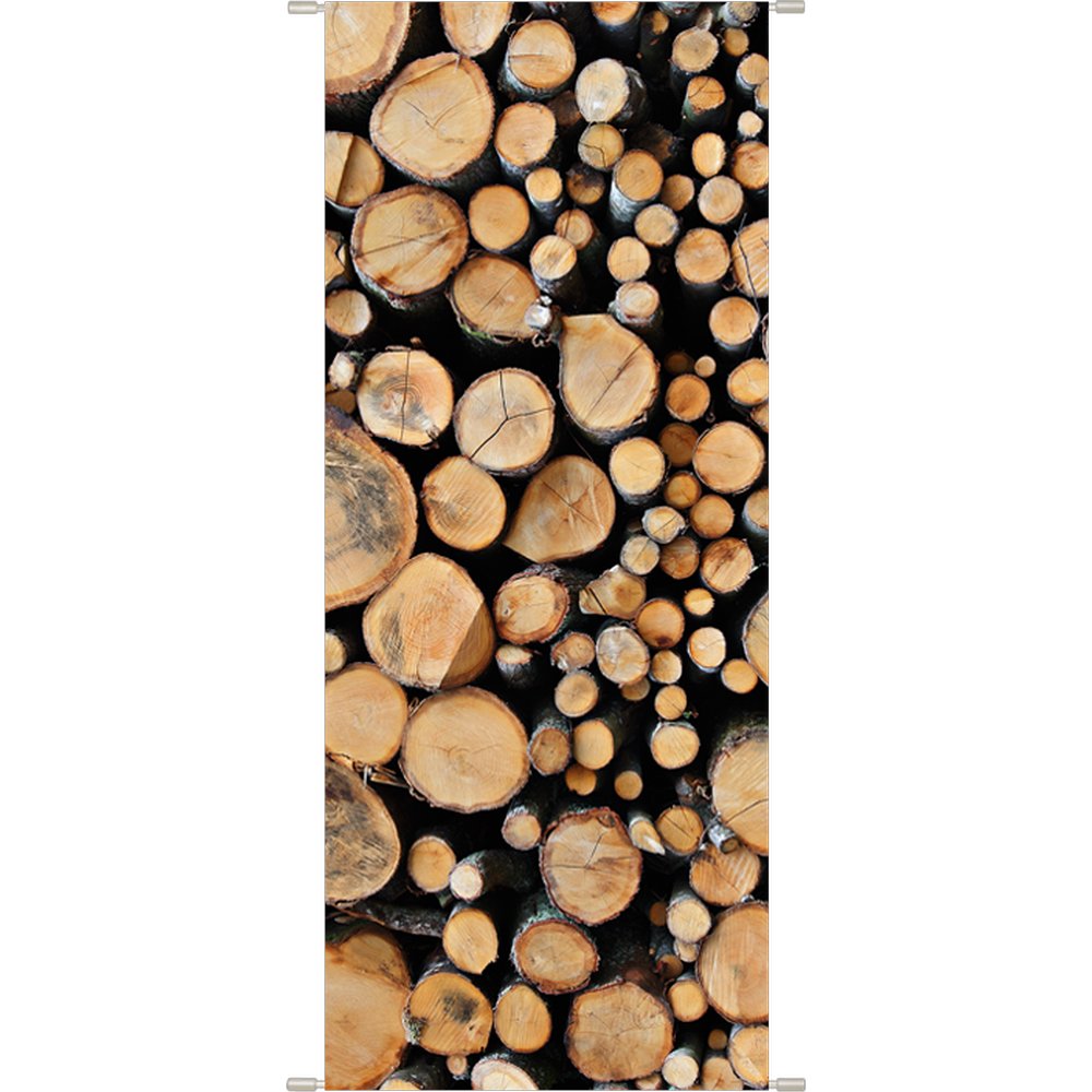 Banner Baumstämme, 75 x 180 cm