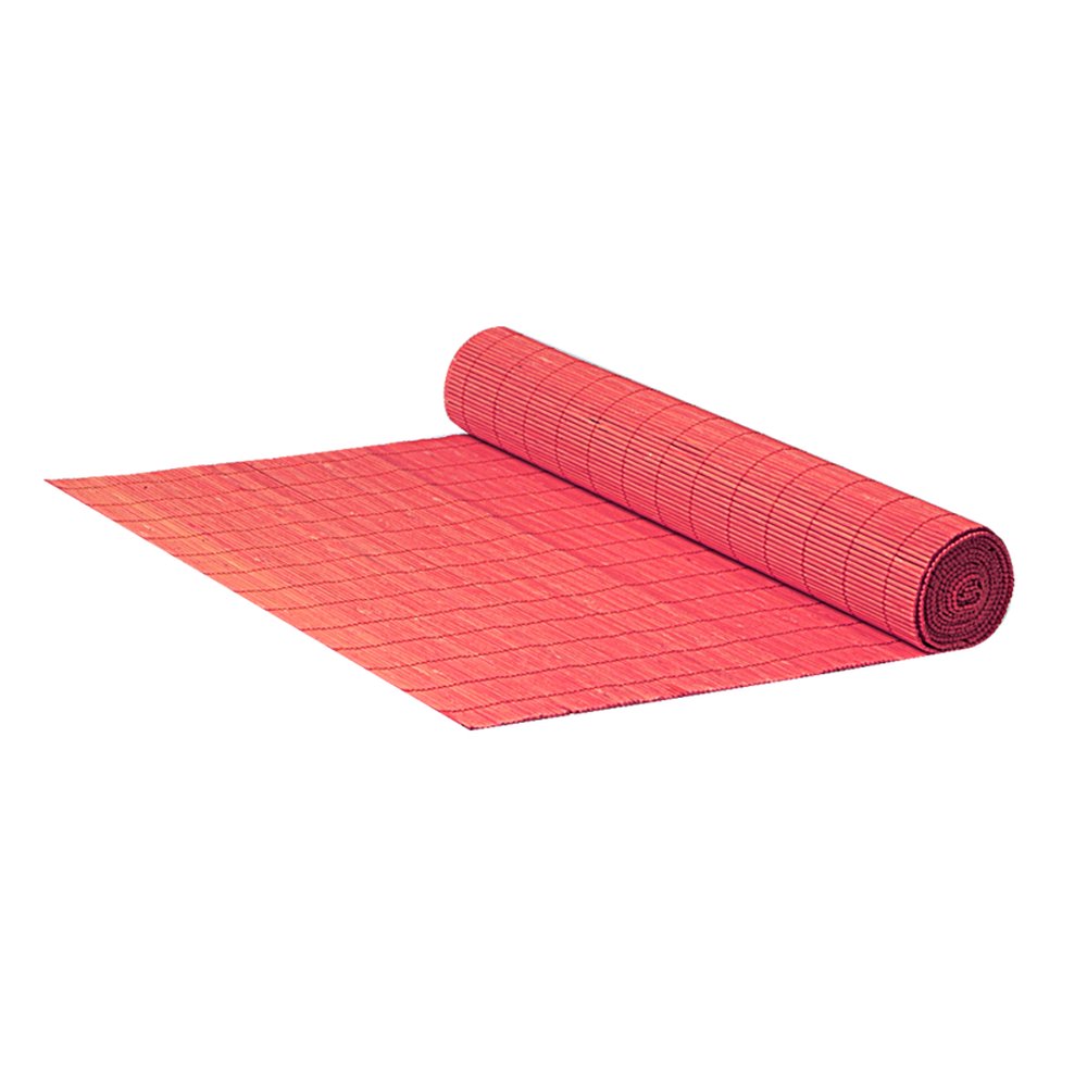 Bambusmatte hellrot, 40 x 180 cm