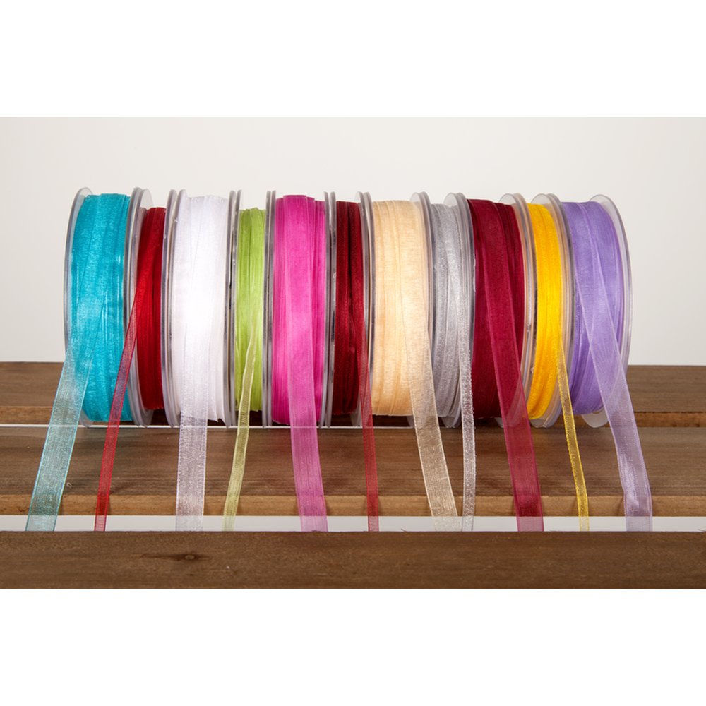 Band Organza beere, 10 mm x 50 m