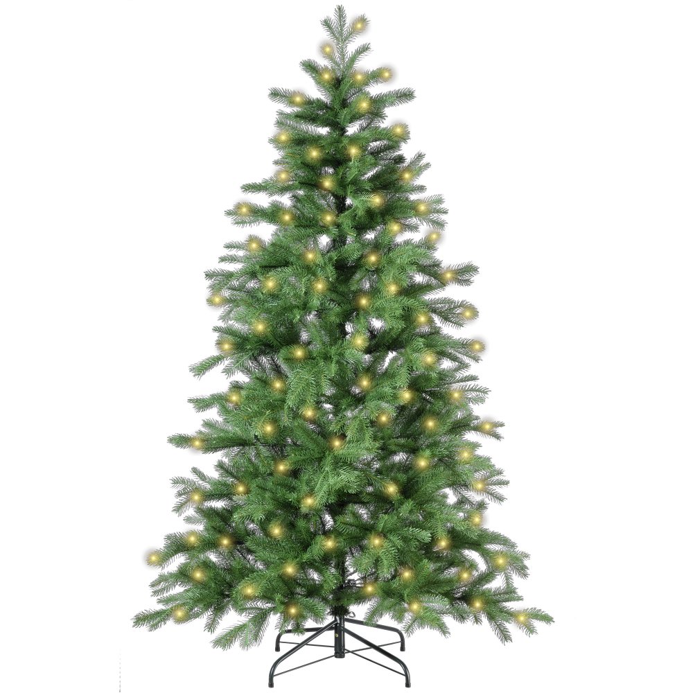 Tannenbaum Superior PE mit 250 LEDs, 180 cm, Ø 120 cm, 1262 Tips/Spitzen
