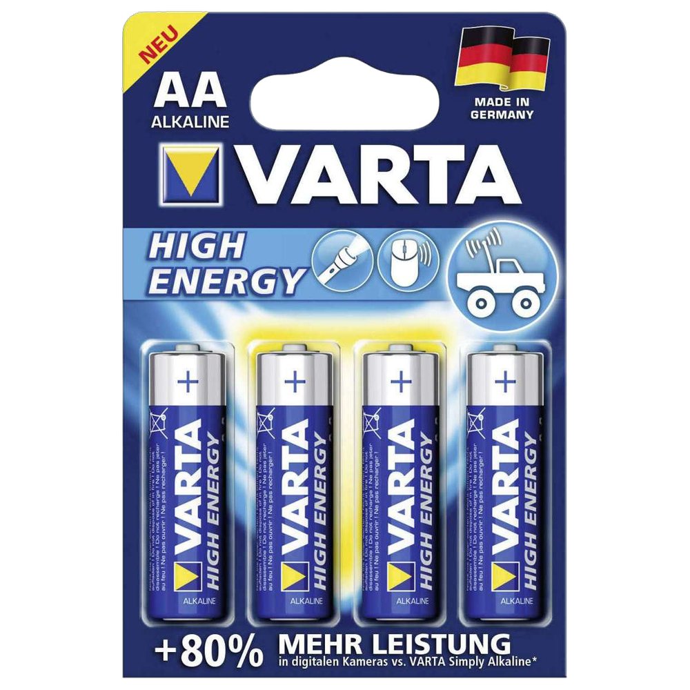 Batterie AA 1,5V 4St. Varta blau-silber,
